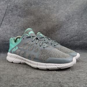 Fila Shoes Womens 10 Athletic Cross Training Active Gray Blue Comfort Sport Gym